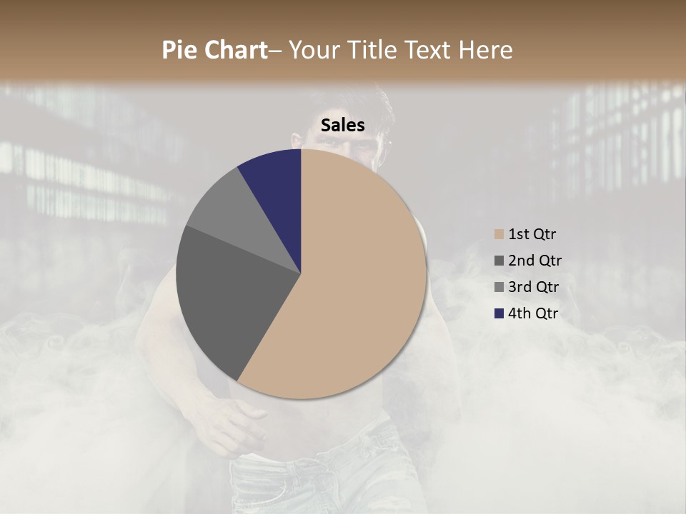 Cutout Expression Serious PowerPoint Template