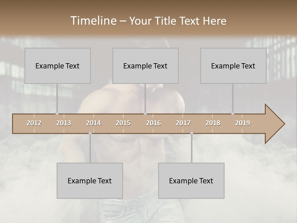 Cutout Expression Serious PowerPoint Template