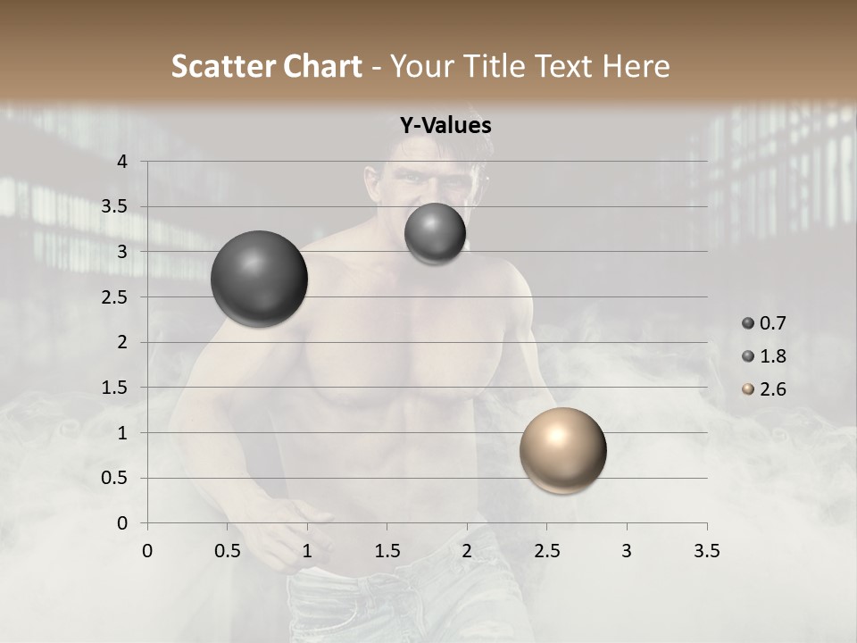 Cutout Expression Serious PowerPoint Template