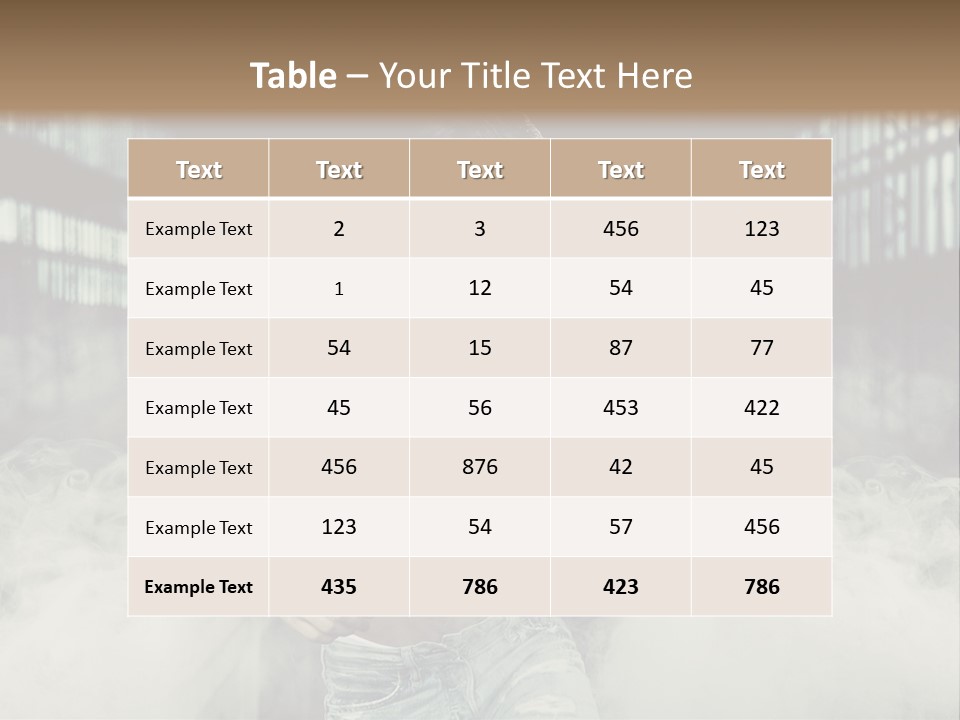 Cutout Expression Serious PowerPoint Template