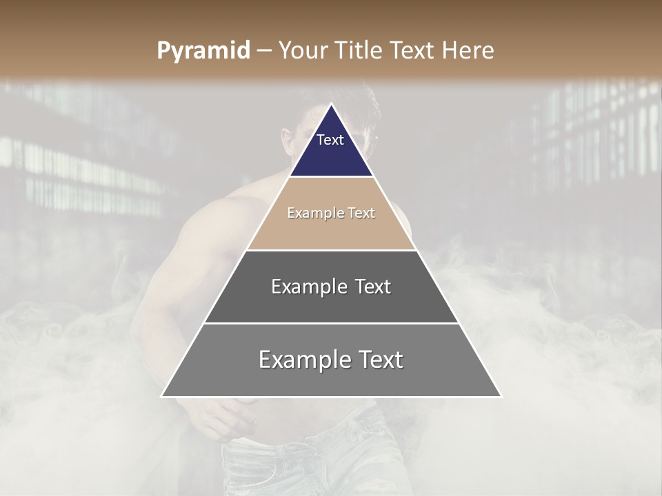 Cutout Expression Serious PowerPoint Template