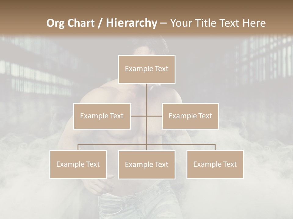 Cutout Expression Serious PowerPoint Template