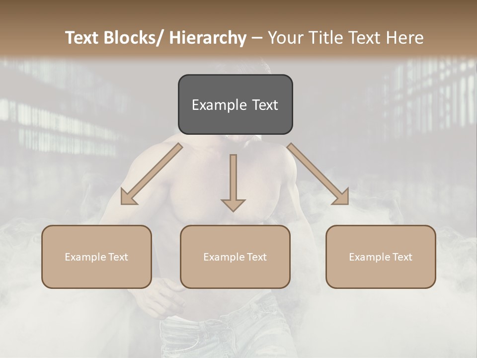Cutout Expression Serious PowerPoint Template