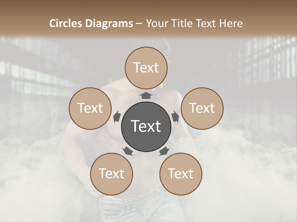 Cutout Expression Serious PowerPoint Template