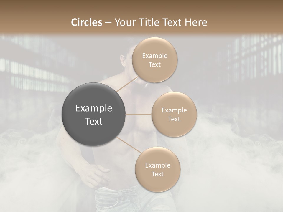 Cutout Expression Serious PowerPoint Template