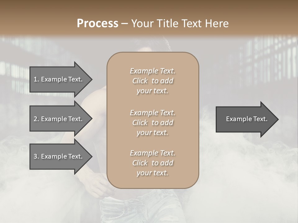 Cutout Expression Serious PowerPoint Template