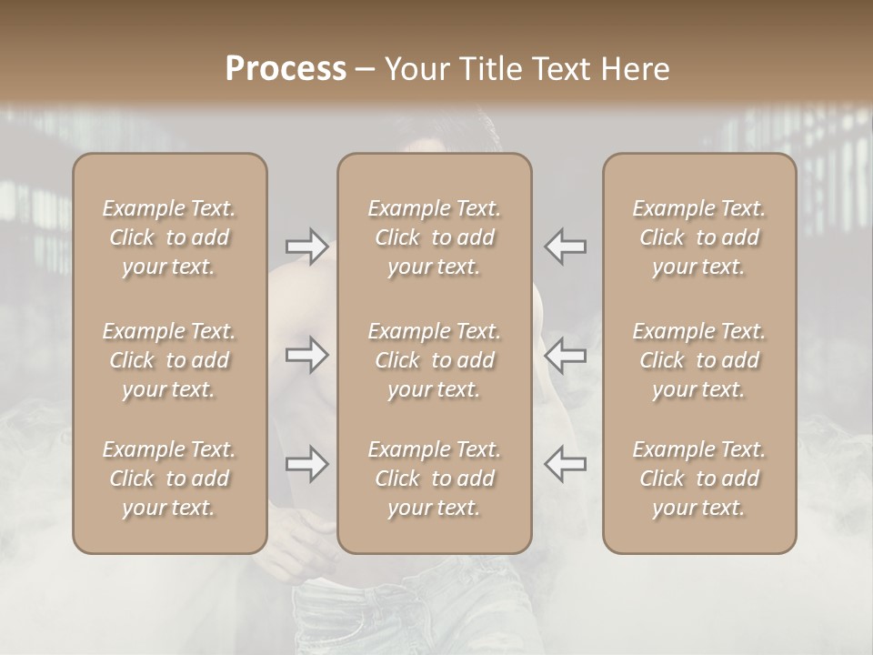 Cutout Expression Serious PowerPoint Template