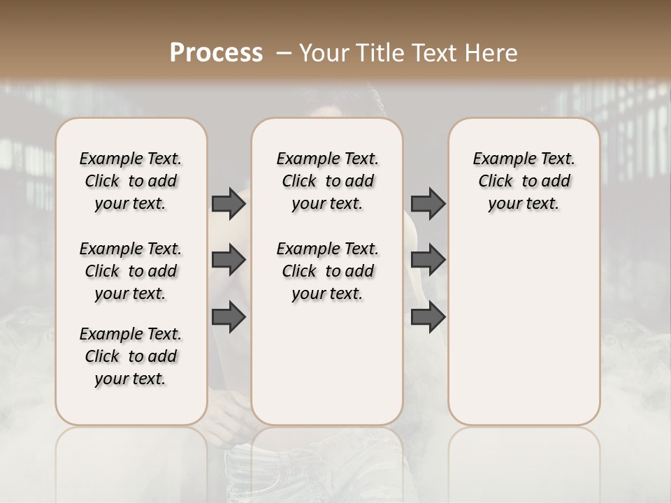 Cutout Expression Serious PowerPoint Template