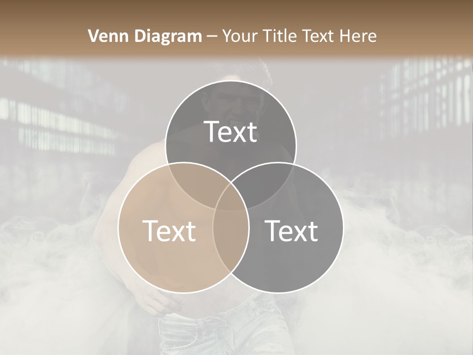 Cutout Expression Serious PowerPoint Template