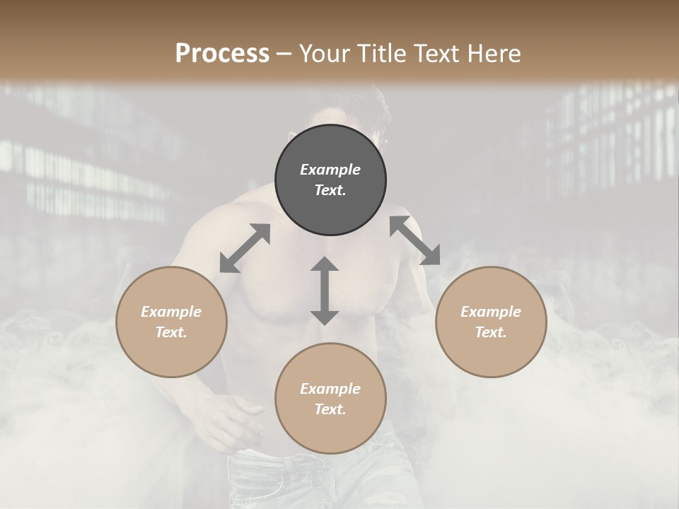 Cutout Expression Serious PowerPoint Template
