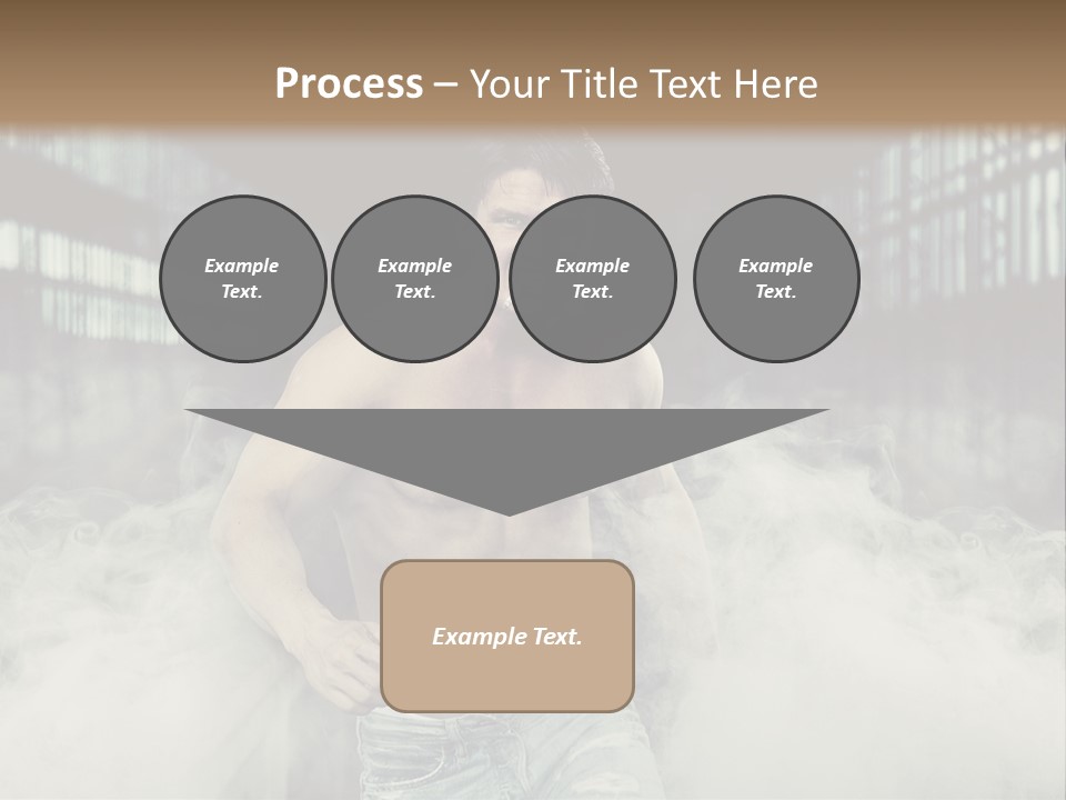 Cutout Expression Serious PowerPoint Template