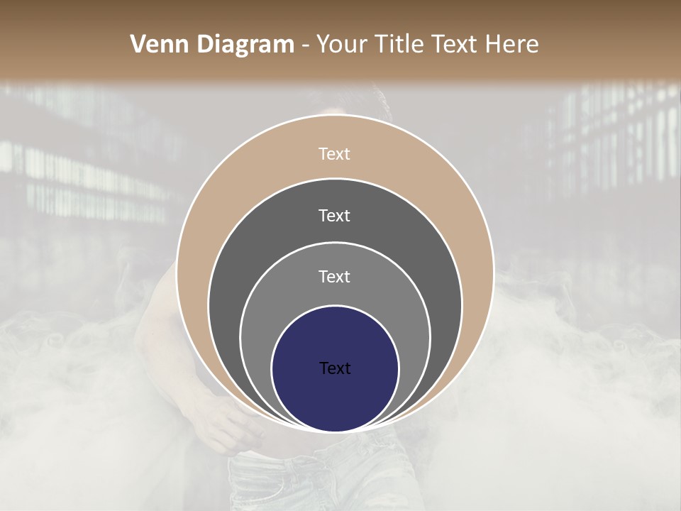 Cutout Expression Serious PowerPoint Template