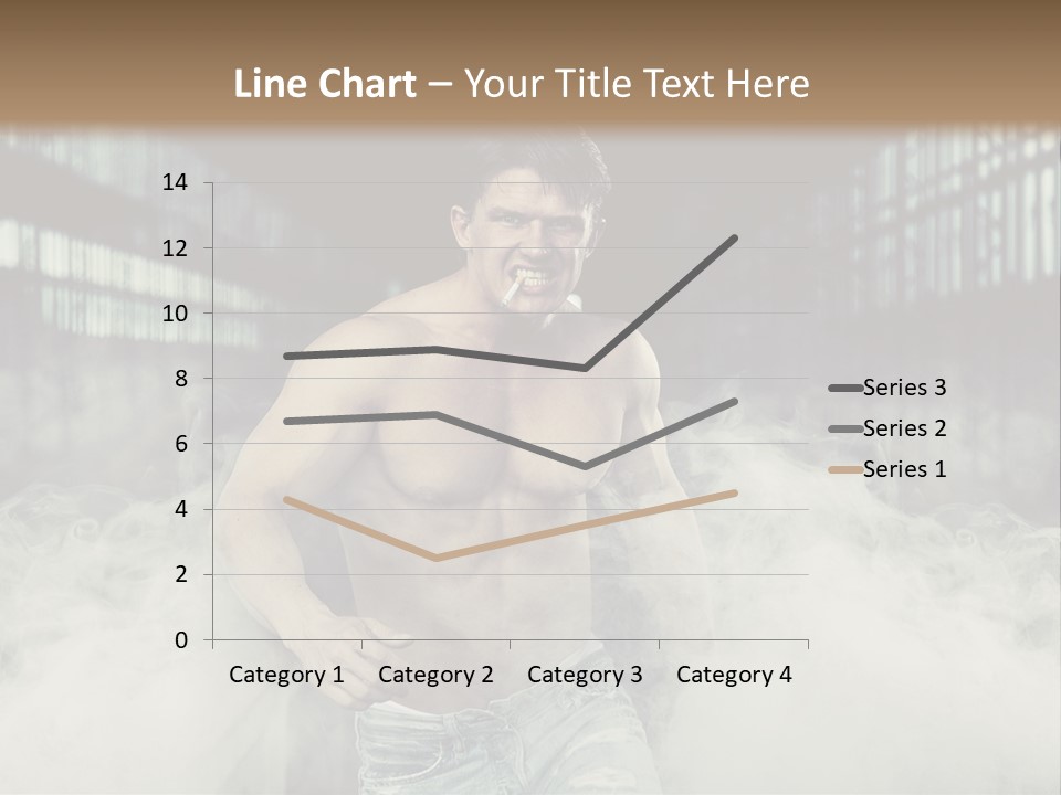 Cutout Expression Serious PowerPoint Template