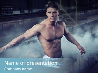 Strong Headless Nude PowerPoint Template