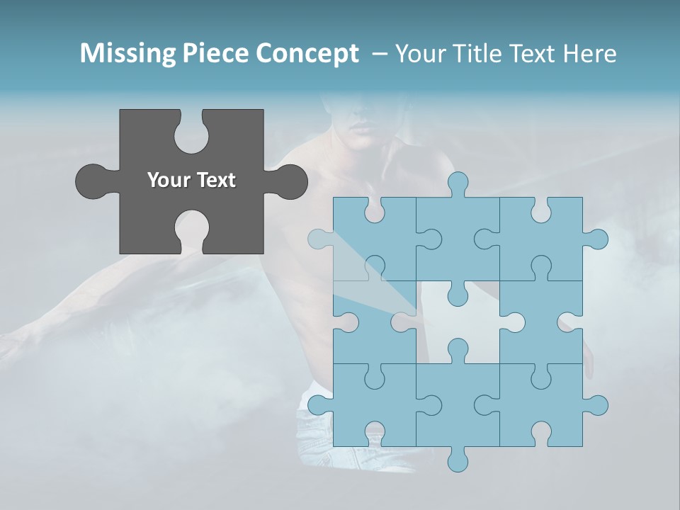 Strong Headless Nude PowerPoint Template