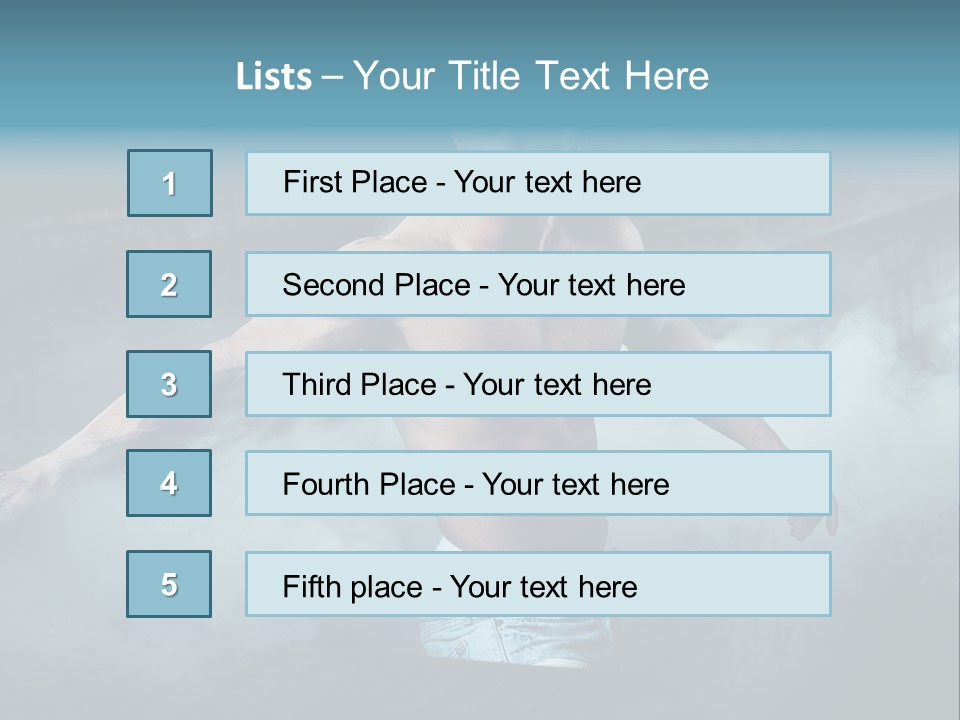 Strong Headless Nude PowerPoint Template