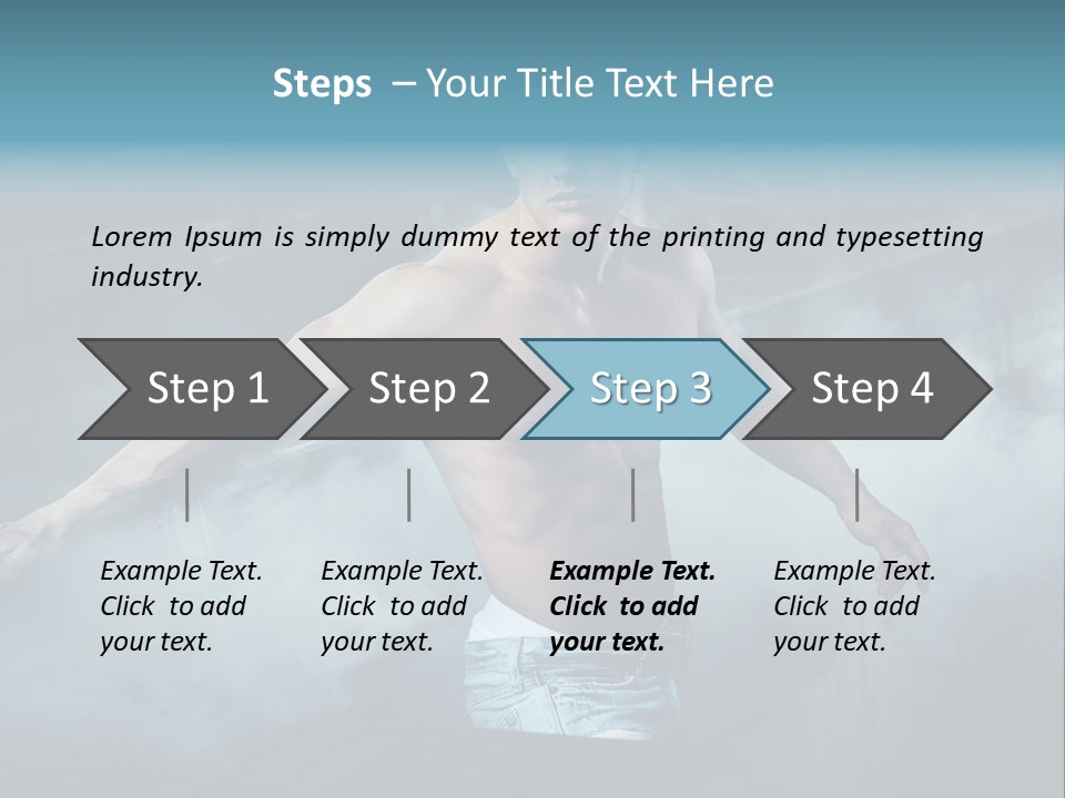 Strong Headless Nude PowerPoint Template