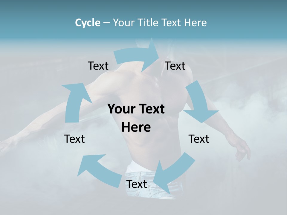 Strong Headless Nude PowerPoint Template