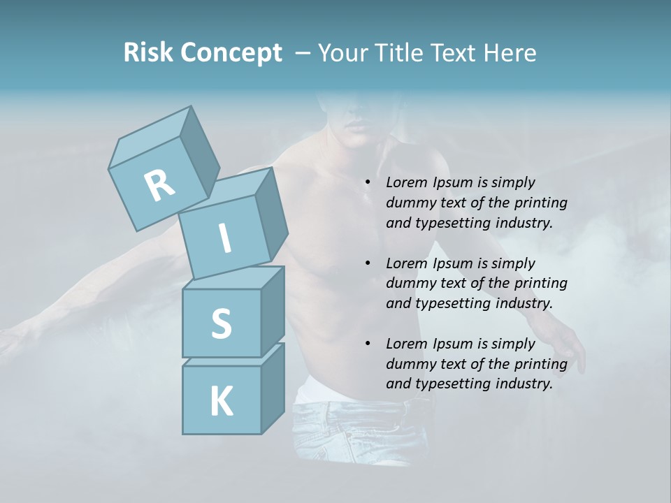 Strong Headless Nude PowerPoint Template