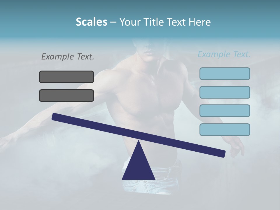 Strong Headless Nude PowerPoint Template