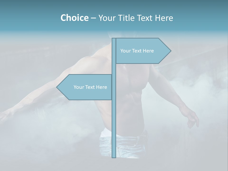 Strong Headless Nude PowerPoint Template