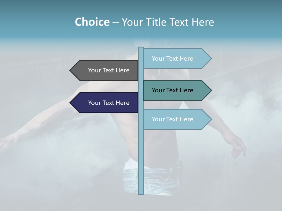 Strong Headless Nude PowerPoint Template