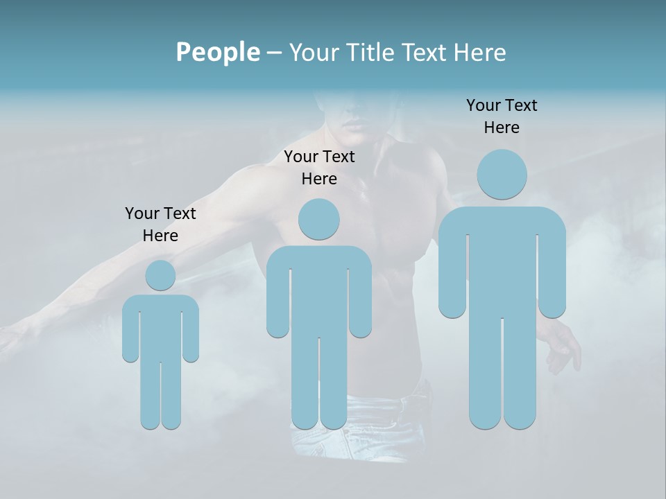 Strong Headless Nude PowerPoint Template
