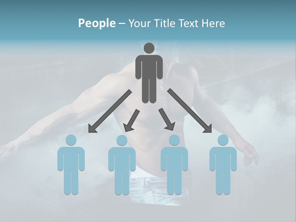 Strong Headless Nude PowerPoint Template