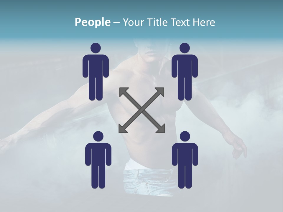 Strong Headless Nude PowerPoint Template