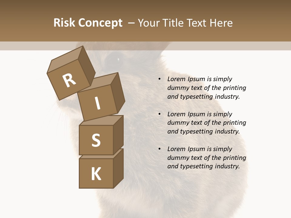 Fluffy Ear Cute PowerPoint Template