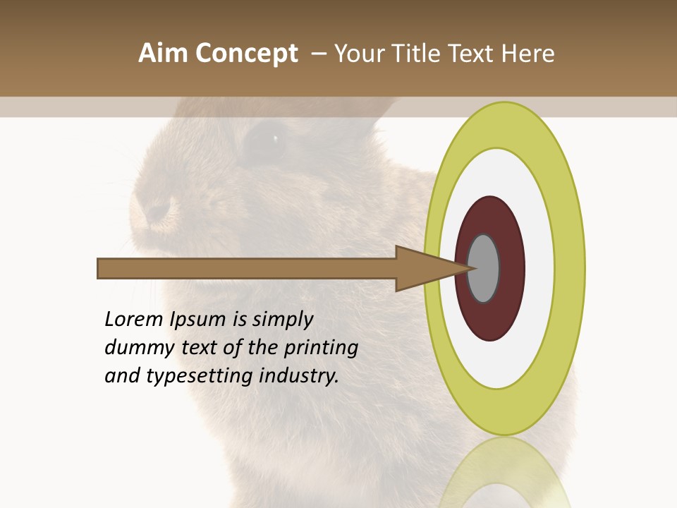 Fluffy Ear Cute PowerPoint Template