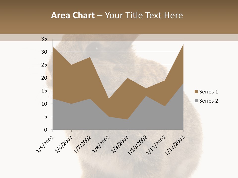 Fluffy Ear Cute PowerPoint Template