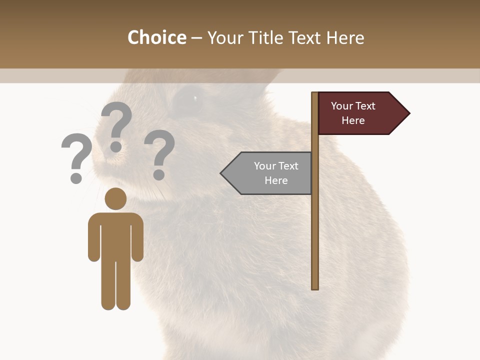 Fluffy Ear Cute PowerPoint Template