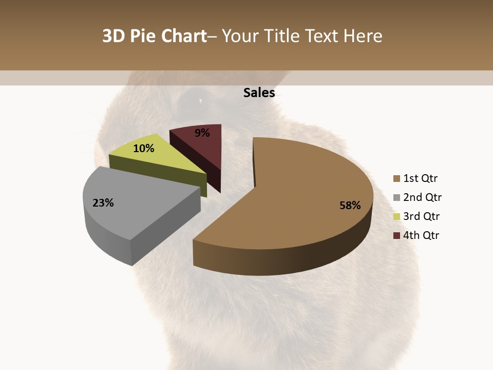 Fluffy Ear Cute PowerPoint Template