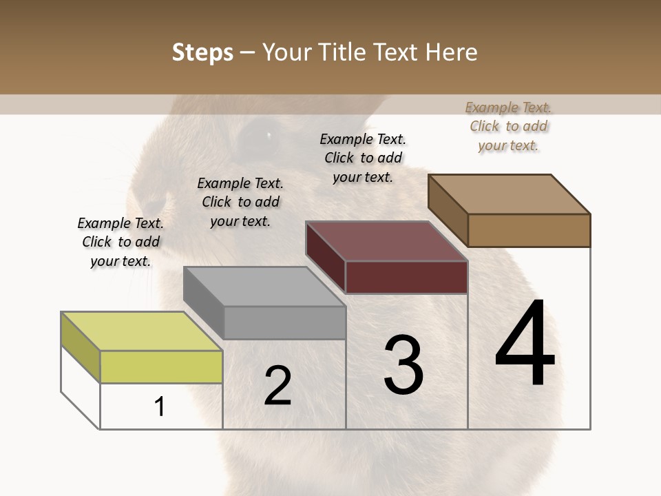 Fluffy Ear Cute PowerPoint Template