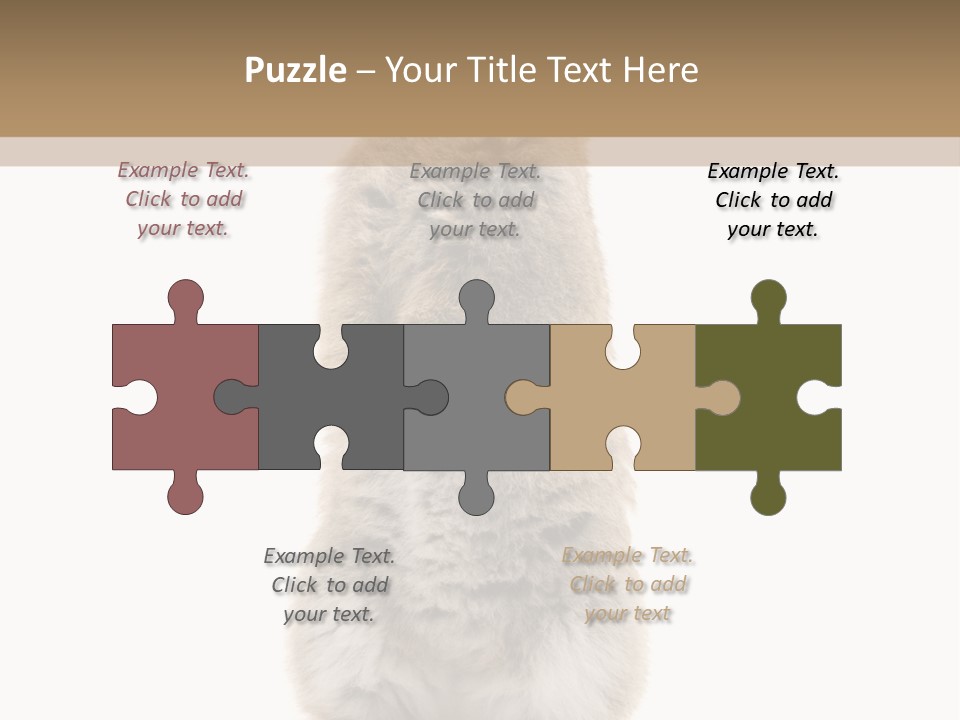 Furry Animal Fur PowerPoint Template