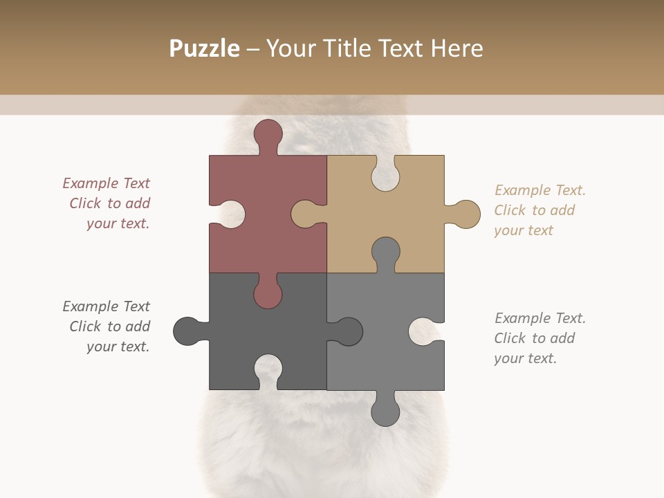 Furry Animal Fur PowerPoint Template