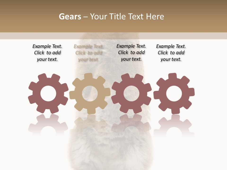 Furry Animal Fur PowerPoint Template