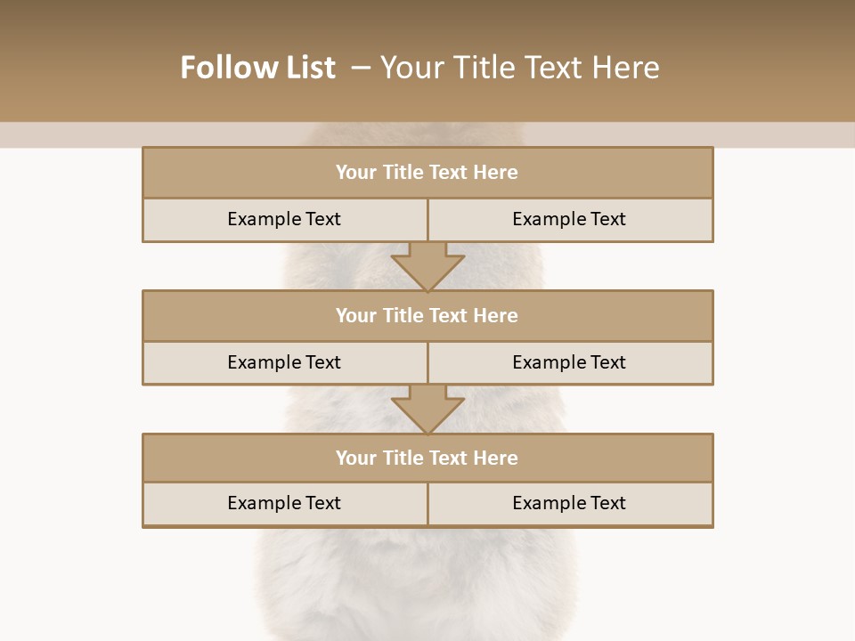 Furry Animal Fur PowerPoint Template