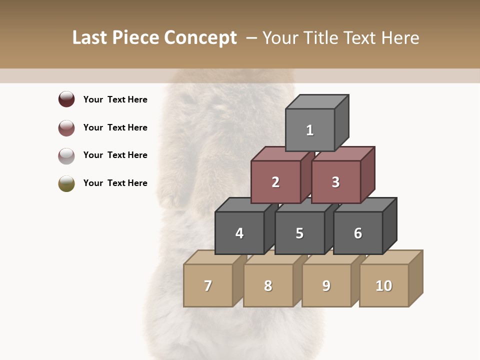 Furry Animal Fur PowerPoint Template