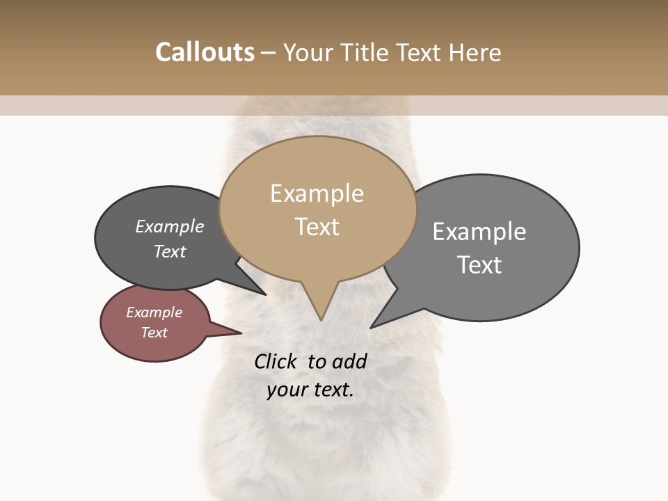 Furry Animal Fur PowerPoint Template
