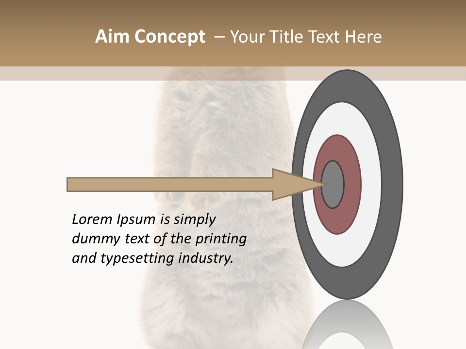 Furry Animal Fur PowerPoint Template