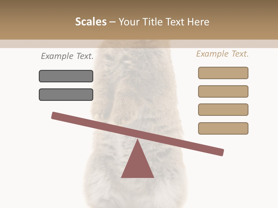 Furry Animal Fur PowerPoint Template