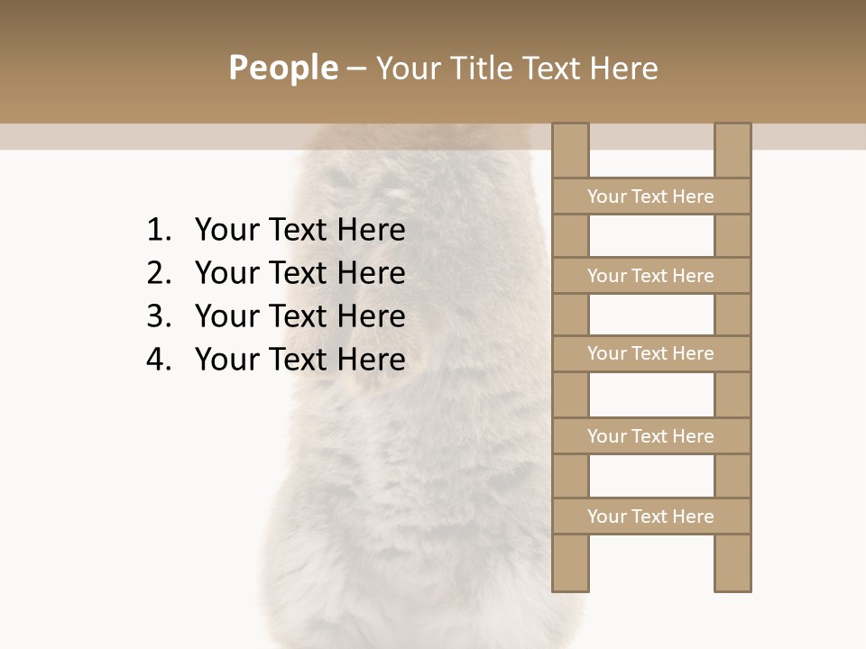 Furry Animal Fur PowerPoint Template