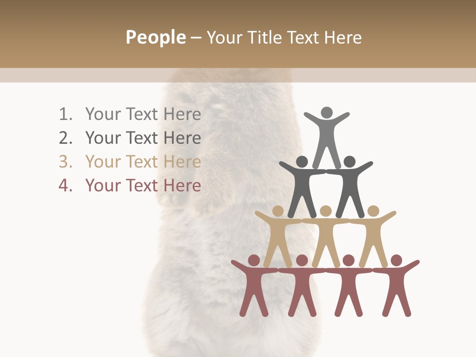 Furry Animal Fur PowerPoint Template