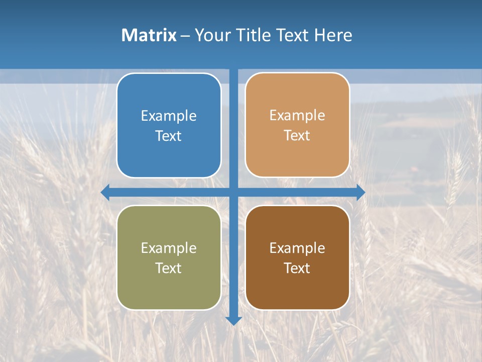 Hill Harvest Grass PowerPoint Template