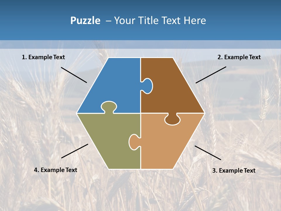 Hill Harvest Grass PowerPoint Template