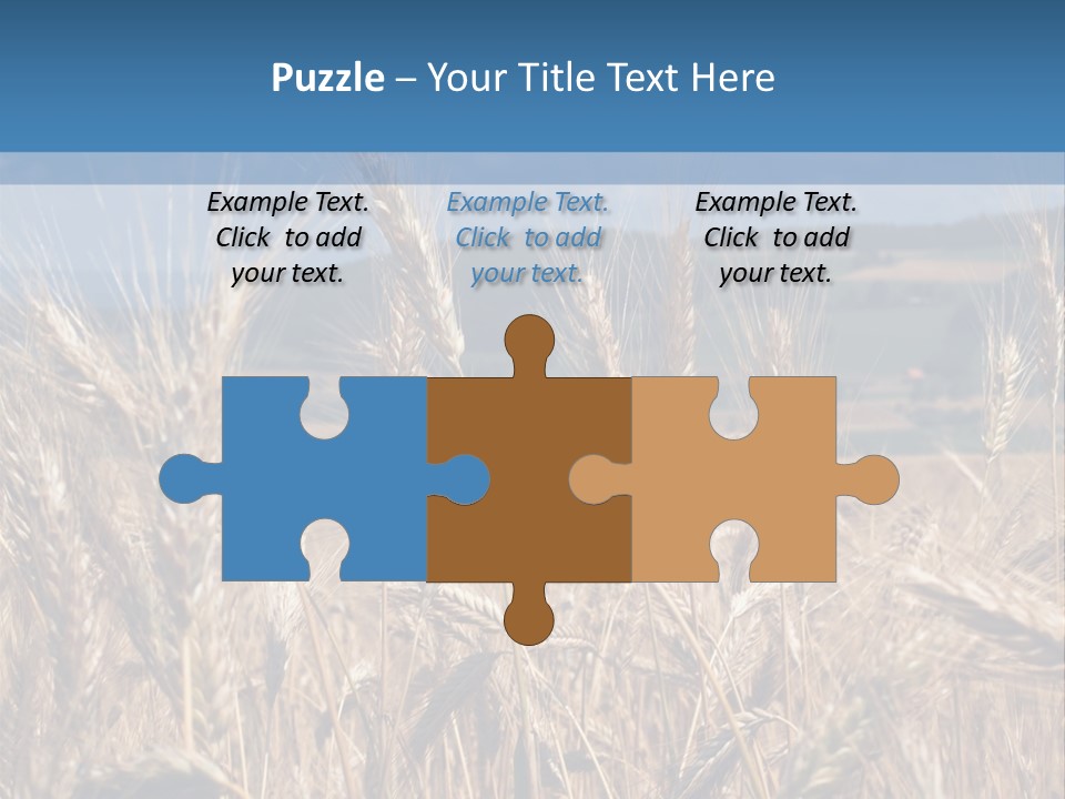 Hill Harvest Grass PowerPoint Template