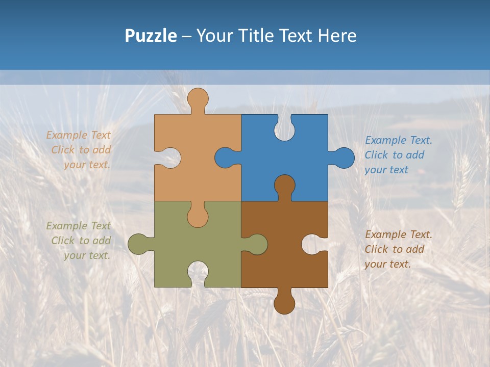 Hill Harvest Grass PowerPoint Template