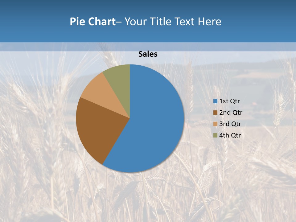 Hill Harvest Grass PowerPoint Template